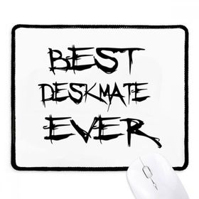 Dıythinker Siyah Best Deskmate Ever Mezuniyet Sezonu Kaymaz Fare Altlığı