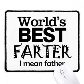 Dıythinker Siyah Best Father Alıntı Babalar Günü Kaymaz Fare Altlığı