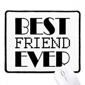 Dıythinker Siyah Best Friend Ever Alıntılı Kaymaz Fare Altlığı