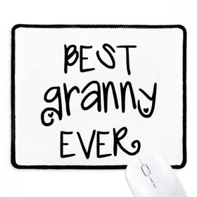 Dıythinker Siyah Best Granny Ever Alıntıları Aile Korusun Kaymaz Fare Altlığı