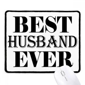 Dıythinker Siyah Best Husband Ever Alıntılı Kaymaz Fare Altlığı