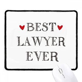 Dıythinker Siyah Best Lawyer Ever Alıntı Profesyonel Kaymaz Fare Altlığı