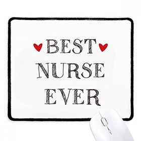 Dıythinker Siyah Best Nurse Ever Alıntılı Saygın Kaymaz Fare Altlığı