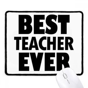 Dıythinker Siyah Best Teacher Ever Alıntı Festival Kaymaz Fare Altlığı