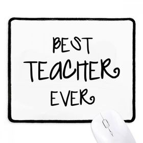 Dıythinker Siyah Best Teacher Ever Kelimeler Alıntılar Kaymaz Fare Altlığı