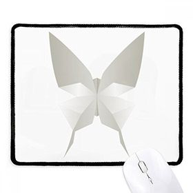 Dıythinker Siyah Beyaz Kelebek Origami Soyut Desen Kaymaz Fare Altlığı