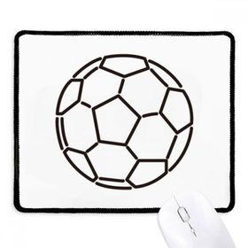 Dıythinker Siyah Beyaz Siyah Futbol Futbol Sporları Kaymaz Fare Altlığı