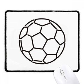 Dıythinker Siyah Beyaz Siyah Futbol Futbol Sporları Kaymaz Fare Altlığı