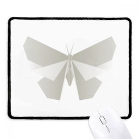 Dıythinker Siyah Beyaz Soyut Kelebek Origami Desenli Kaymaz Fare Altlığı