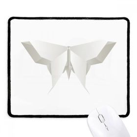 Dıythinker Siyah Beyaz Soyut Kelebek Origami Desenli Kaymaz Fare Altlığı