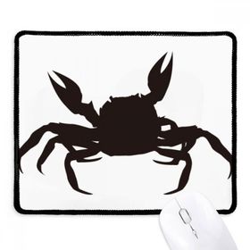 Dıythinker Siyah Black Crab Illastrate Deniz Organizması Kaymaz Fare Altlığı