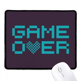 Dıythinker Siyah Blue Game Over Pixel Kaymaz Fare Altlığı