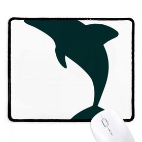 Dıythinker Siyah Blue Ocean Docile Sevimli Yunus Kaymaz Fare Altlığı