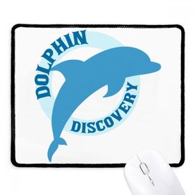 Dıythinker Siyah Blue Ocean Streamline Yunus Desenli Kaymaz Fare Altlığı