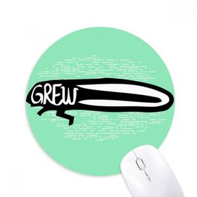 Dıythinker Siyah Böcek Hayvan Silüeti Doğal Baskılı Yuvarlak Kaymaz Kauçuk Mouse Pad