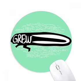 Dıythinker Siyah Böcek Hayvan Silüeti Doğal Baskılı Yuvarlak Kaymaz Kauçuk Mouse Pad