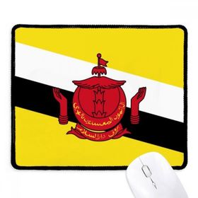 Dıythinker Siyah Brunei Ulusal Bayrağı Asya Ülke Kaymaz Fare Altlığı