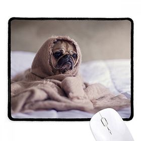 Dıythinker Siyah Bulldog Evcil Hayvan Yalnız Resim Kaymaz Fare Altlığı