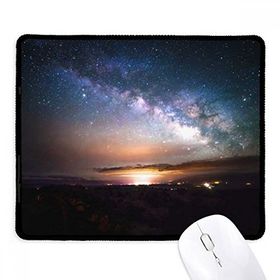 Dıythinker Siyah Bulutsusu Galaksi Karanlık Gece Gökyüzü Kaymaz Fare Altlığı