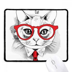 Dıythinker Siyah Bussiness Kedi Kafası Koruyucu Hayvan Hayvan Sevgili Kaymaz Fare Altlığı