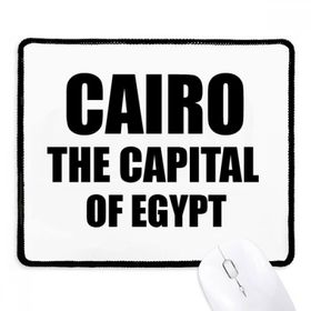 Dıythinker Siyah Cairo The Capital Of Egypt Kaymaz Fare Altlığı