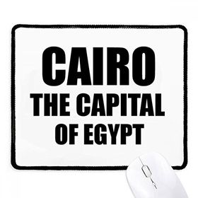 Dıythinker Siyah Cairo The Capital Of Egypt Kaymaz Fare Altlığı