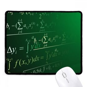 Dıythinker Siyah Calculus Matematiksel Formüller Boyalı Çubuk Kaymaz Fare Altlığı