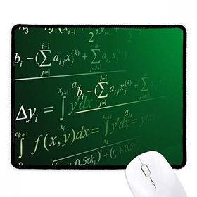 Dıythinker Siyah Calculus Matematiksel Formüller Boyalı Çubuk Kaymaz Fare Altlığı