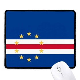 Dıythinker Siyah Cape Verde Ulusal Bayrak Afrika Ülke Kaymaz Fare Altlığı