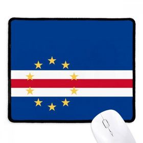 Dıythinker Siyah Cape Verde Ulusal Bayrak Afrika Ülke Kaymaz Fare Altlığı