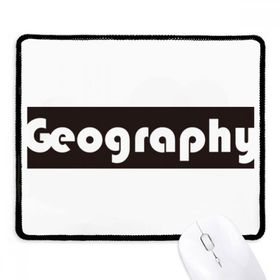 Dıythinker Siyah Course And Major Geography Siyah Kaymaz Fare Altlığı