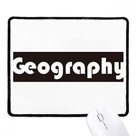 Dıythinker Siyah Course And Major Geography Siyah Kaymaz Fare Altlığı