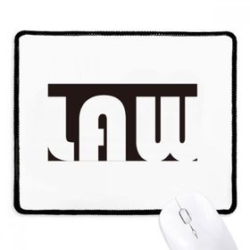 Dıythinker Siyah Course And Major Law Siyah Kaymaz Fare Altlığı