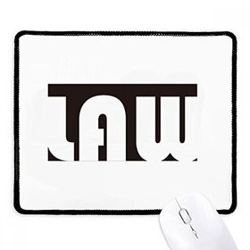 Dıythinker Siyah Course And Major Law Siyah Kaymaz Fare Altlığı