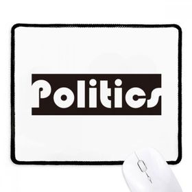 Dıythinker Siyah Course And Major Politics Siyah Kaymaz Fare Altlığı