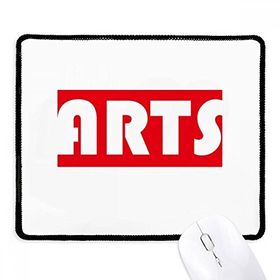 Dıythinker Siyah Course And Major Single Word Arts Kırmızı Kaymaz Fare Altlığı