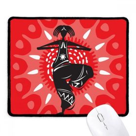 Dıythinker Siyah Dance Celebrate Silhouette Meksika Meksika Kaymaz Fare Altlığı
