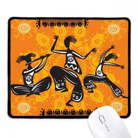 Dıythinker Siyah Dance People Meksika Totems Meksika Kaymaz Fare Altlığı