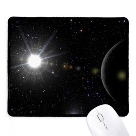 Dıythinker Siyah Dark Sky Night Beyaz Kaymaz Fare Altlığı