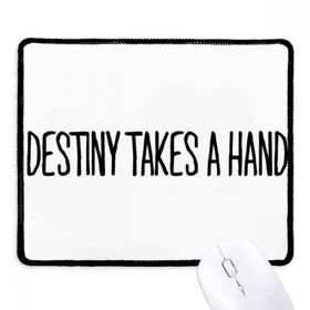 Dıythinker Siyah Destiny Takes A Hand Kaymaz Fare Altlığı