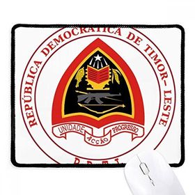 Dıythinker Siyah Dili East Timor Ulusal Amblem Kaymaz Fare Altlığı