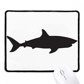 Dıythinker Siyah Docile Blue Ocean Shark Fierce Fish Kaymaz Fare Altlığı