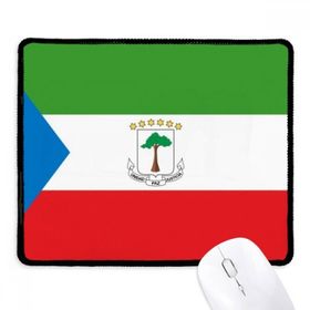 Dıythinker Siyah Ekvator Gine Ulusal Bayrağı Afrika Ülke Kaymaz Fare Altlığı