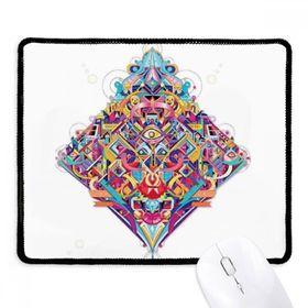 Dıythinker Siyah Elmas Kartları Geometrik Desen Kaymaz Fare Altlığı