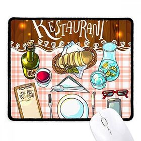 Dıythinker Siyah En iyi restoran Şarap Limonatı Kaymaz Fare Altlığı