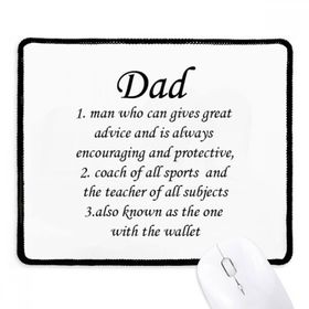 Dıythinker Siyah Encouraging Dad Festival Alıntı Kaymaz Fare Altlığı