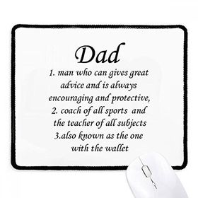 Dıythinker Siyah Encouraging Dad Festival Alıntı Kaymaz Fare Altlığı