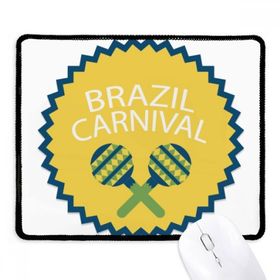 Dıythinker Siyah Enstrüman Celebrate Brazil Karnaval Kaymaz Fare Altlığı