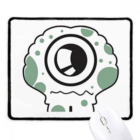 Dıythinker Siyah Evren ve Uzaylı Noktalı Uzaylı Kaymaz Fare Altlığı