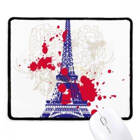 Dıythinker Siyah Eyfel Kulesi Paris Fransa Silüeti Kaymaz Fare Altlığı